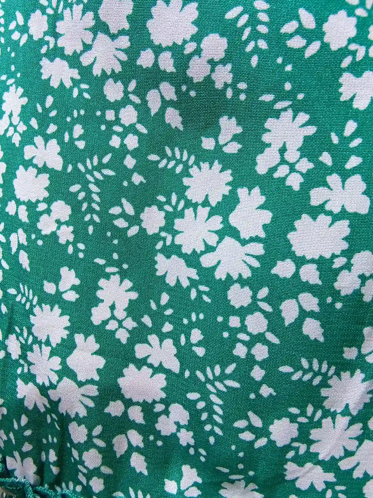 Green Floral Ruffle Skirt - N/A bottoms available at theGirlyZone Kampala